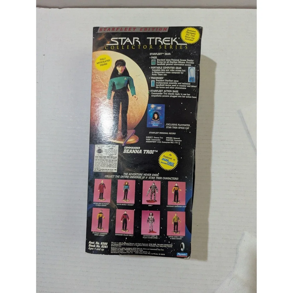 Star Trek Collector Series Commander Deanna Troi Action‎ Figure Playmates 6281